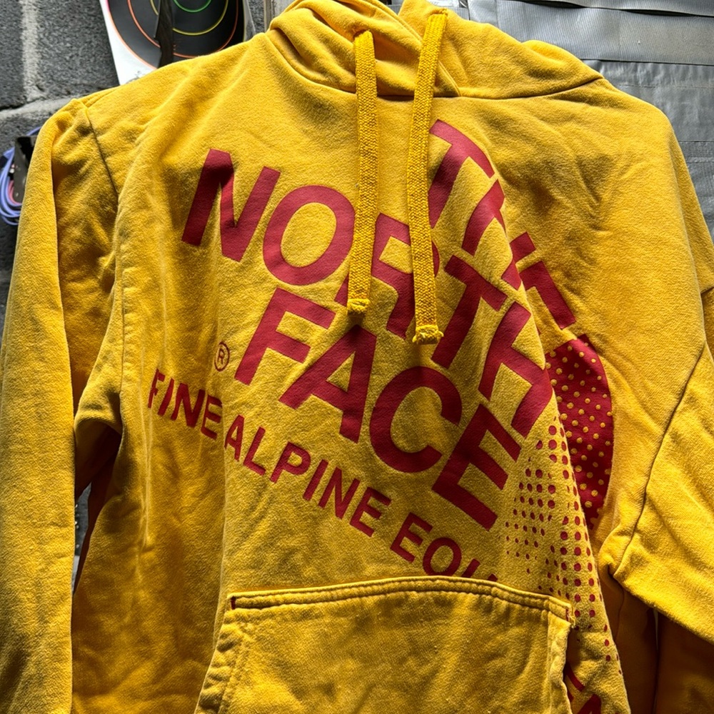 Vintage kangeroo pouch north face hoodie.